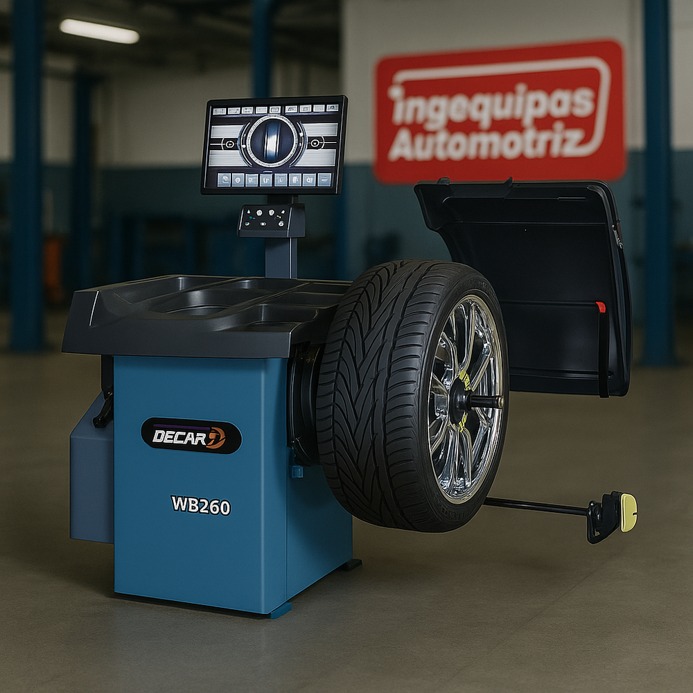 BALANCEADORA DE RUEDAS COMPUTARIZADA INDICACION LASER 2025