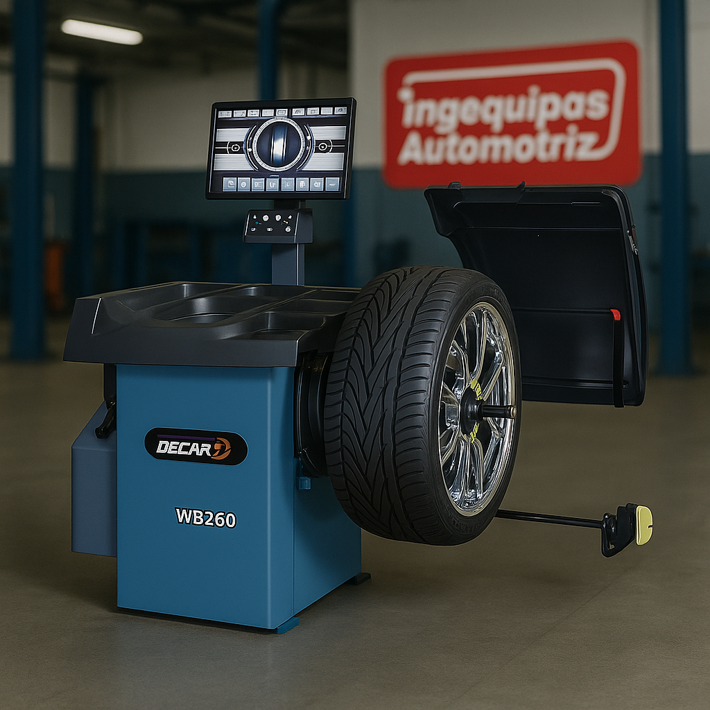 BALANCEADORA DE RUEDAS COMPUTARIZADA INDICACION LASER 2025