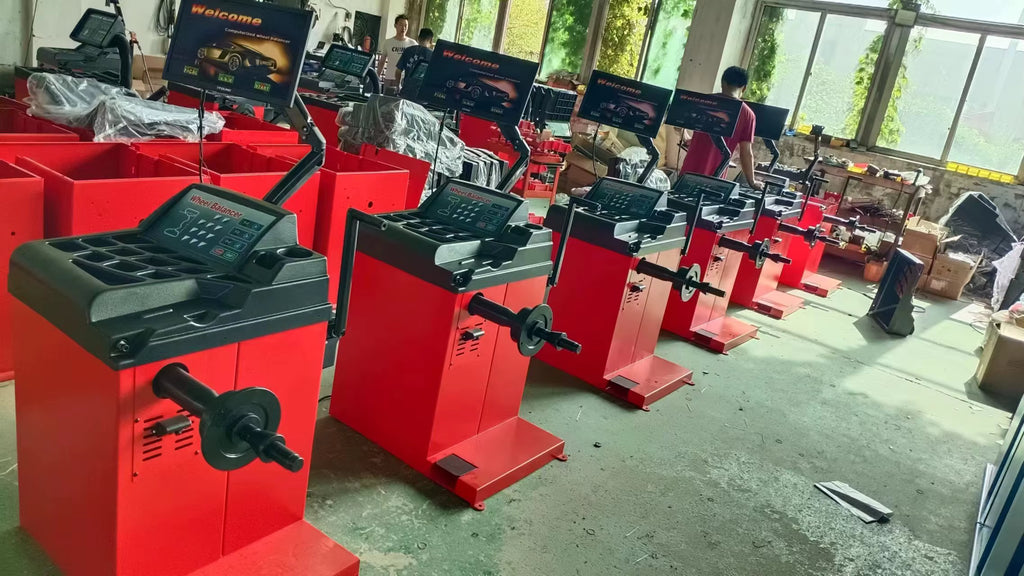 BALANCEADORA DE RUEDAS COMPUTARIZADA INDICACION LASER 2025